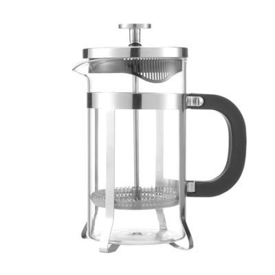 China I-TOP GFP14 Viable Glass With Plastic Handle French Press Coffee Tea Maker for sale