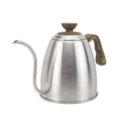 China Fashion Sustainable Stainless Steel Drip Handle Coffee Teapot Long Gooseneck Pour Over Coffee Kettles for sale