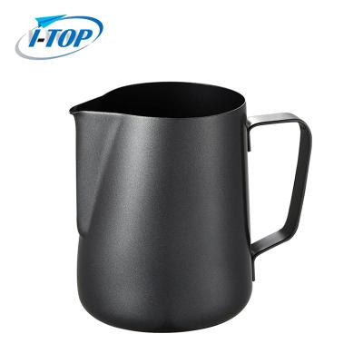 China Viable Milk Frother Pitcher 304 Stainless Steel Bartender Milk Steaming Jug Cup For Making Coffee Cappuccino for sale