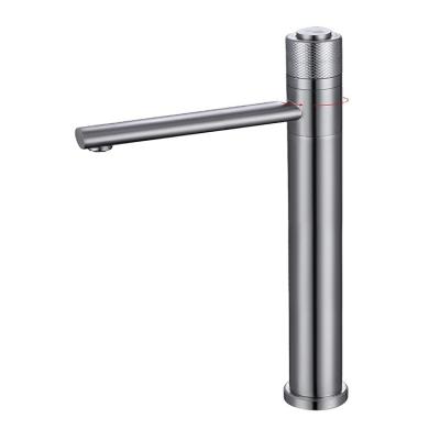 China Bathroom Faucets Certification 304 Stainless Steel Hot And Cold Full Metered Modern Luxury Wash Vanity Basin Faucet for sale