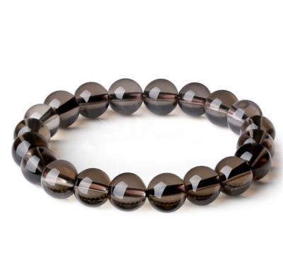 China Fashionable High Quality Stone Bracelet Beads Smoky Quartz Bracelets Bangle Jewelry for sale