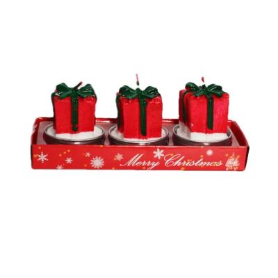 China Birthdays Christmas candle set gift box Christmas carnival romantic small candle ornaments for sale