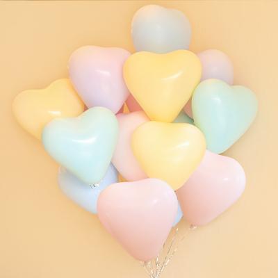 China Latex 10inch Love Heart Latex colorful Balloons Wedding Helium Balloon Valentines Day Birthday Party Inflatable Balloons for sale