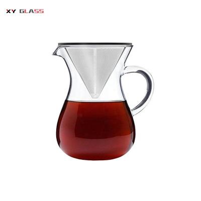 China Borosilicate Glass Espresso Coffee Maker Sustainable Eco Friendly Portable Cooking Pot for sale