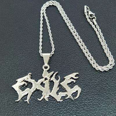 China Wholesale custom hot sale CLASSIC silver zinc alloy fashion factory necklace jewelry meatal accessories for sale