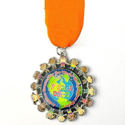 China China Manufacturer Custom Fiesta Metal Soft Enamel Award Medal of Honor Pin Craft&Gifts for sale