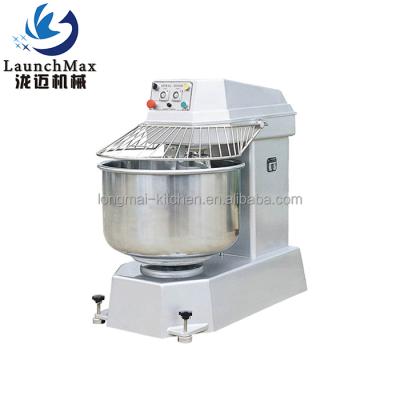 China Snacks Factory 2021 Heavy Duty Double Motor Dual Speed ​​Bakery Bread 50kg Dough Spiral Mixer For Sale for sale