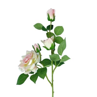 China 2021 New Arrival Eco-friendly Wholesale Low Price Artificial Flower Kenya Rose For Decoration for sale