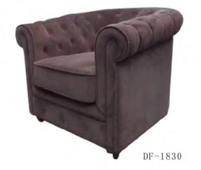 China DF-1830 Wooden sofa,hotel sofa,lounge chair,fabric sofa for sale