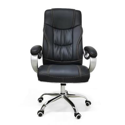 China Wholesale Luxury Swivel Executive Leather Office Office Furniture PU High Back Office Indoor Swivel Armchair Chairs for sale