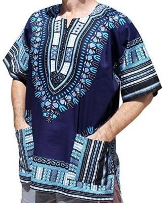 China Breathable DT21 Wholesale Fashion African Traditional Clothing Dashiki African T-Shirt for Fashion Men Dashiki for sale