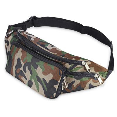 China Kundenspezifisches Polyester-Futter der Logo Mens Camouflage Bumbag Black-Taillen-Gurt-Taschen-600D zu verkaufen