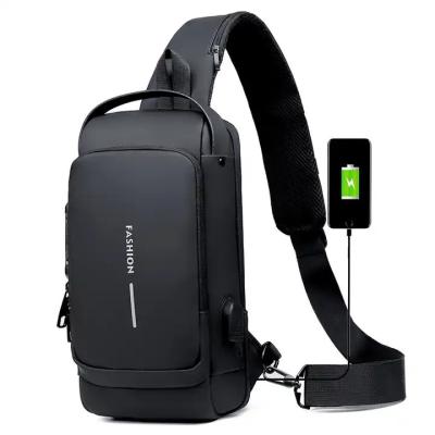 China Custom Unisex Smart Lightweight Crossbody Chest Bag Waterproof Cross Bum Fanny Pack Anti Theft for sale