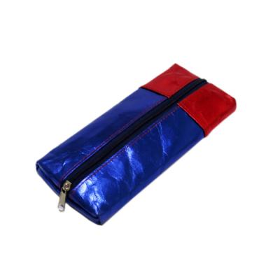 China Bolso de encargo del lápiz para la bolsa lavable de los efectos de escritorio del viaje del papel de Kraft de los estudiantes para los lápices de las plumas en venta