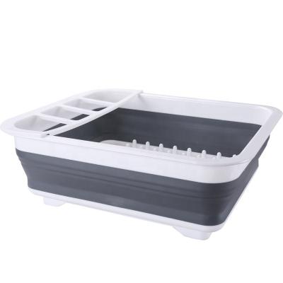 China Contemporary Dish Storage Container Dish Hollow Chopstick Basket Plastic Tool Kitchen Drain for sale