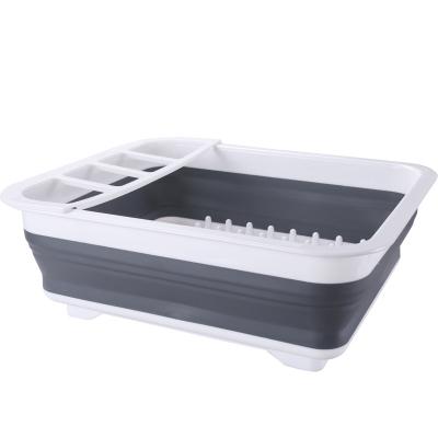 China Hot Sale pp Gray Sink Wash Drain Kitchen Multifunctional Kitchen Basket for sale