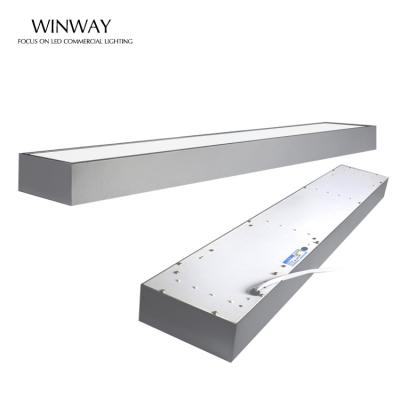 China Unique Art Modern Multicolor RGB High Lumens Suspended Blue Tooth Smart App Control Led Linear Light NEW for sale