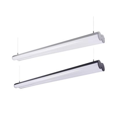 China New contemporary design graphite aluminum ceiling lights for living room bar cafe linear led ceiling light new for sale