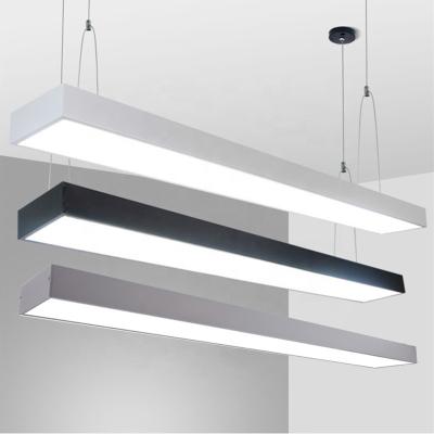 China Contemporary 900Mm 1200Mm Aluminum Linear Light Fixture 1500Mm Led Hanging Light Linkable Led Linear Light Fixture CNY for sale