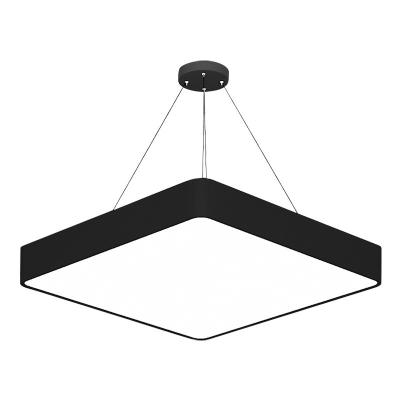 China Modern Good Selling High Quality Modern Pendant Led Linear Light Indoor Light Fitting 45W Square Led Desk Lamp for sale