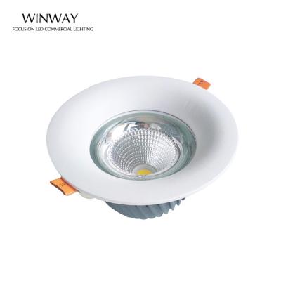 China Good Quality Contemporary 7W 10W 12W 15W 20W 30W Led Down Light Die-casting Aluminum COB Led Downlight for sale