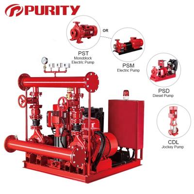 China EDJ Series Skid Mounted Fire Pump System from Purity for Fire Fighting System à venda