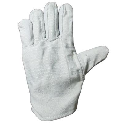 China Durable Wholesale Industrial Tooling Double-Layer Worker Protective Canvas Hand Wear Work Gloves for sale