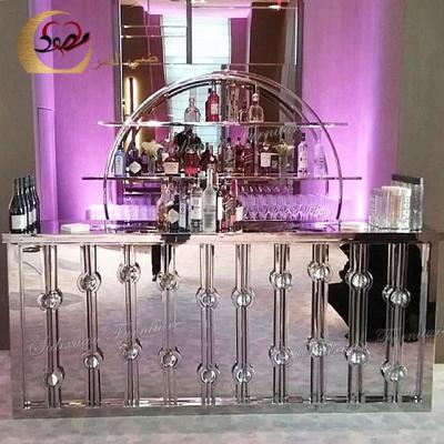 China Modern elegant mini counter height bar stools styles and LED bar furniture for sale