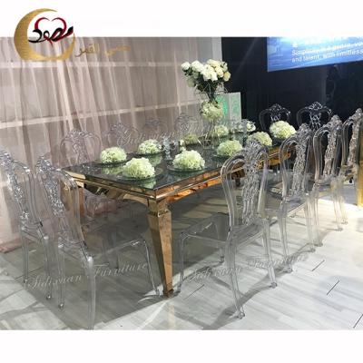 China Wholesale wedding furniture modern banquet event transparent acrylic chair à venda