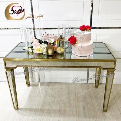 China contemporary tempered glass center tables for wedding for sale