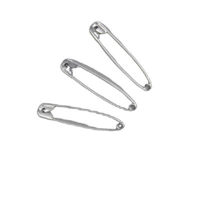 China Not easy to rust Wholesale Large Silver 5.5cm Nickel Plated Safety Pins For Paper Fastening for sale