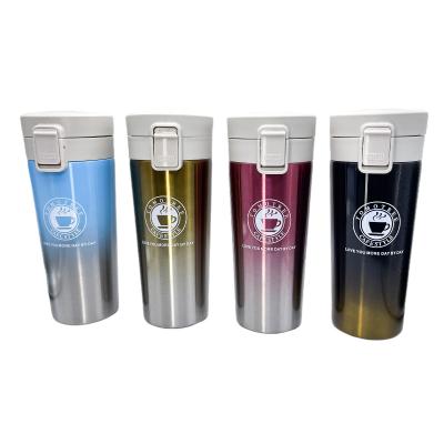 China Quality-Assured PORTABLE Outdoor Mug Travel Vacuum Insulated Steel Thermos Mug With Lid for sale