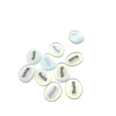 China Fashion Bulk Wholesale Engraved Stone Semi-precious Stone Piece for sale