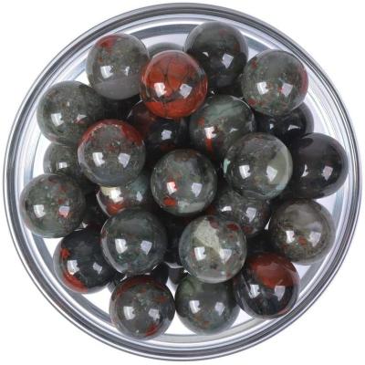 China China Wholesale Natural Crystals Polished Sphere Crystal Small African Blood Stone Crystal Ball for sale