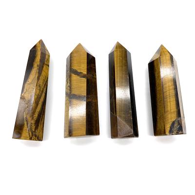 China Wholesale China Tiger Eye Crystal Wand Point Natural Healing Quartz Gemstone For Home Decoration for sale