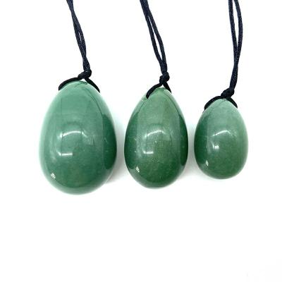 China China Wholesale Yoni Eggs in Natural Semi Precious Stone Crafts Jade for Vaginal Exercises for sale