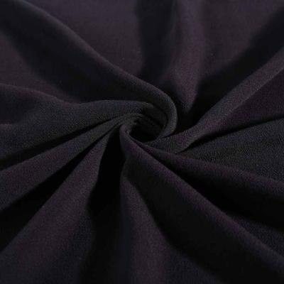 China Anti-Static Material Black Dress Clothes Crepe Rayon New Products 100% Pleat Fabric Material for sale