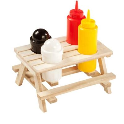 China BQ-1009 5PC Picnic Table Viable Condiment Set for sale