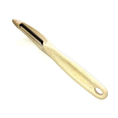 China WS-1380 Logo Custom pp Viable Promotional Printed Wheat Straw Swivel Peeler for sale