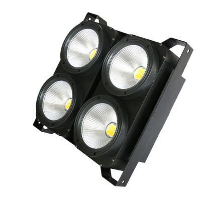 China Best Hotel Quality 4 PCS 100W Color Led Disco Stage COB Blinder Light Warm White With Dmx for sale