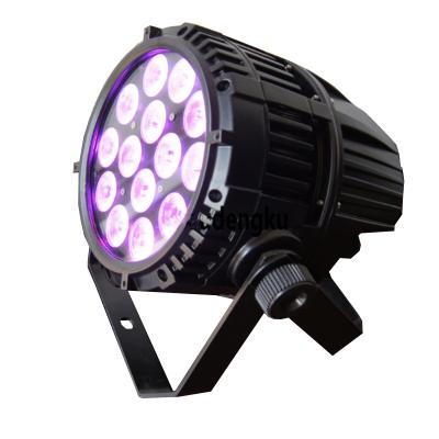 China Garden factory sale directly led par light IP65 waterproof 18*10w ​​RGBW 4 in 1 LED use outdoor for sale