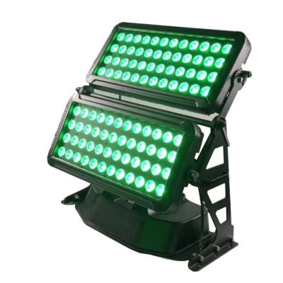 China Hot Selling Garden Outdoor Waterpoof 4 in1 72pcs 10w RGBW Led DJ Wall Wash Stage Light for sale