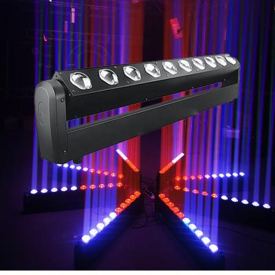 China Stage Factory Sales 10X40W RGBW 4 in 1 LED Bar Disco DJ Moving Lighting Stage Equipment for Wedding Decoration for sale