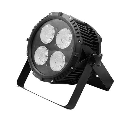 China 0~100% New Waterproof Dimmer COB Par 4x50w LED Warm White Cool White Outdoor Light for sale