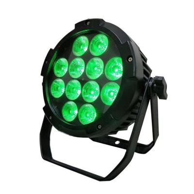 China High quality 12pcs theme park 18W RGBWA+UV 6 in 1 outdoor led pair 64 dmx for Christmas for sale