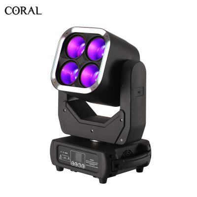 China Professional Zoom Effect 4x60W RGBW Mini Moving Head Led Wash Stage Light for sale