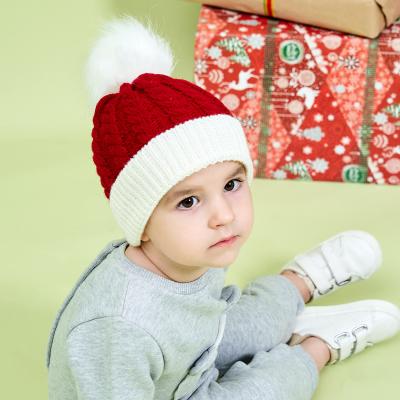 China New Character Fashion Hat For Kids Christmas Cute Knitted Beanie Children Baby Winter Hat for sale