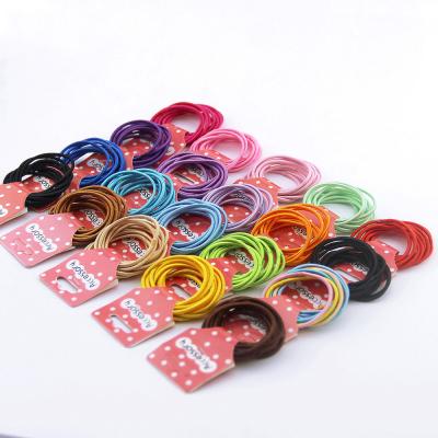 China 10pcs/set Cute Fashionable Cute Children Girl Elastic Hair Band Hair Tie Hair Rope Ponytail Holder Hair Accessories for sale