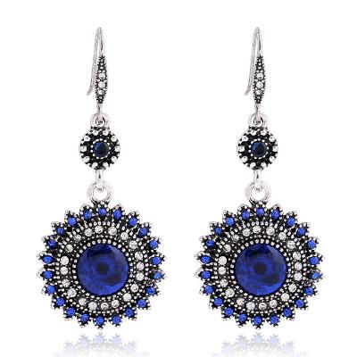 China New Retro Fashionable Earrings Sun Flower Jewelry Bohemian Wholesale for sale