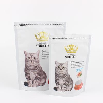 China Low Price Recyclable Hot Sale Cat Food Packaging Stand Up Bag Ziplock Pouch for sale